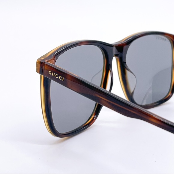 NEW GUCCI UNISEX HAVANA SUNGLASSES - Picture 8 of 10